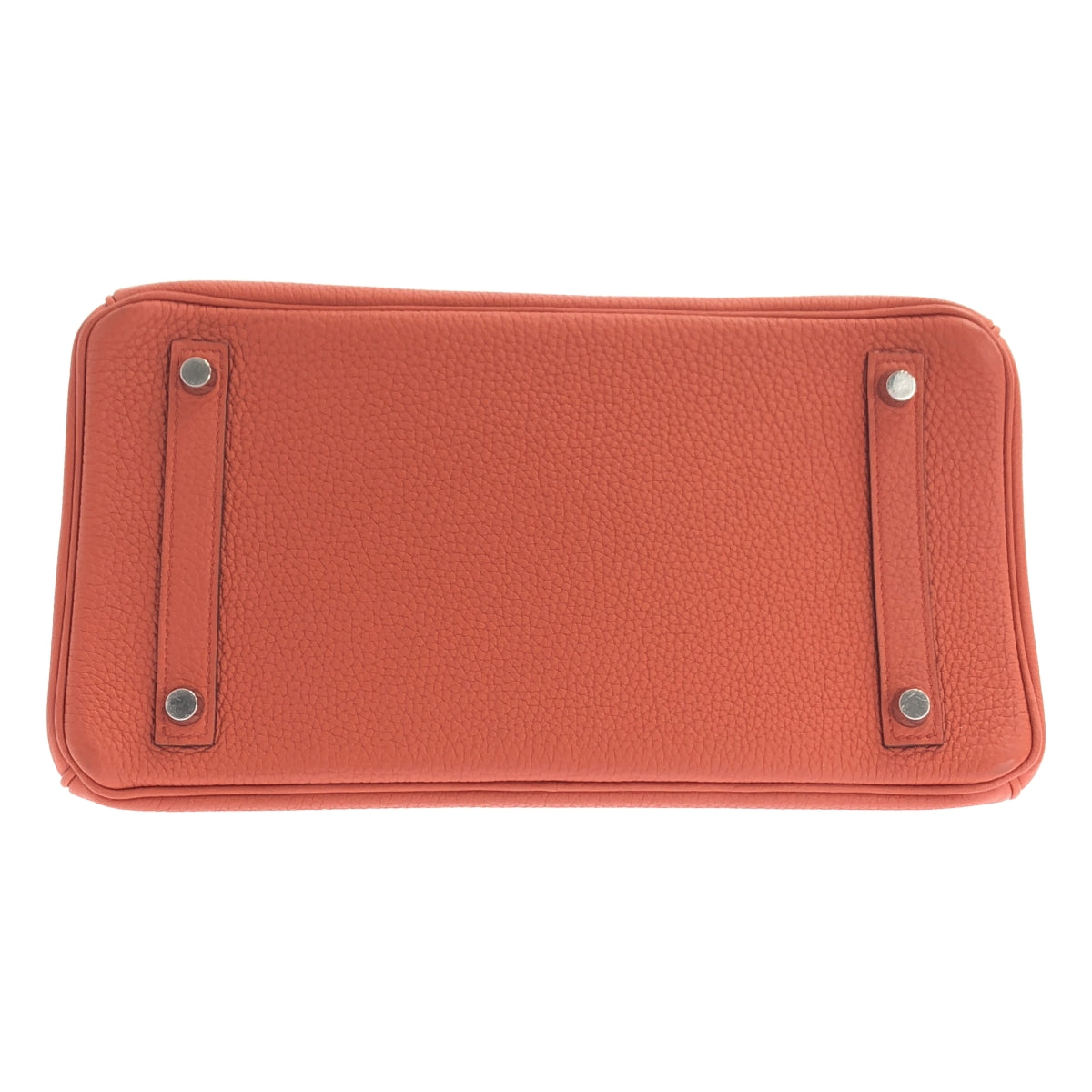 HERMES / 헤르메스 | 버킨 30 토고 가죽 핸드백 X 각인 / 실버 브래킷 |