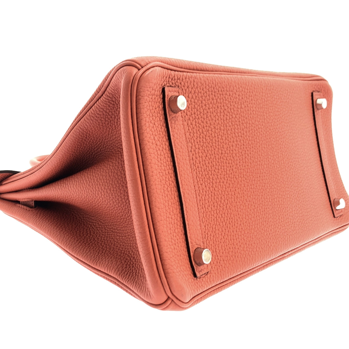 HERMES / 헤르메스 | 버킨 30 토고 가죽 핸드백 X 각인 / 실버 브래킷 |