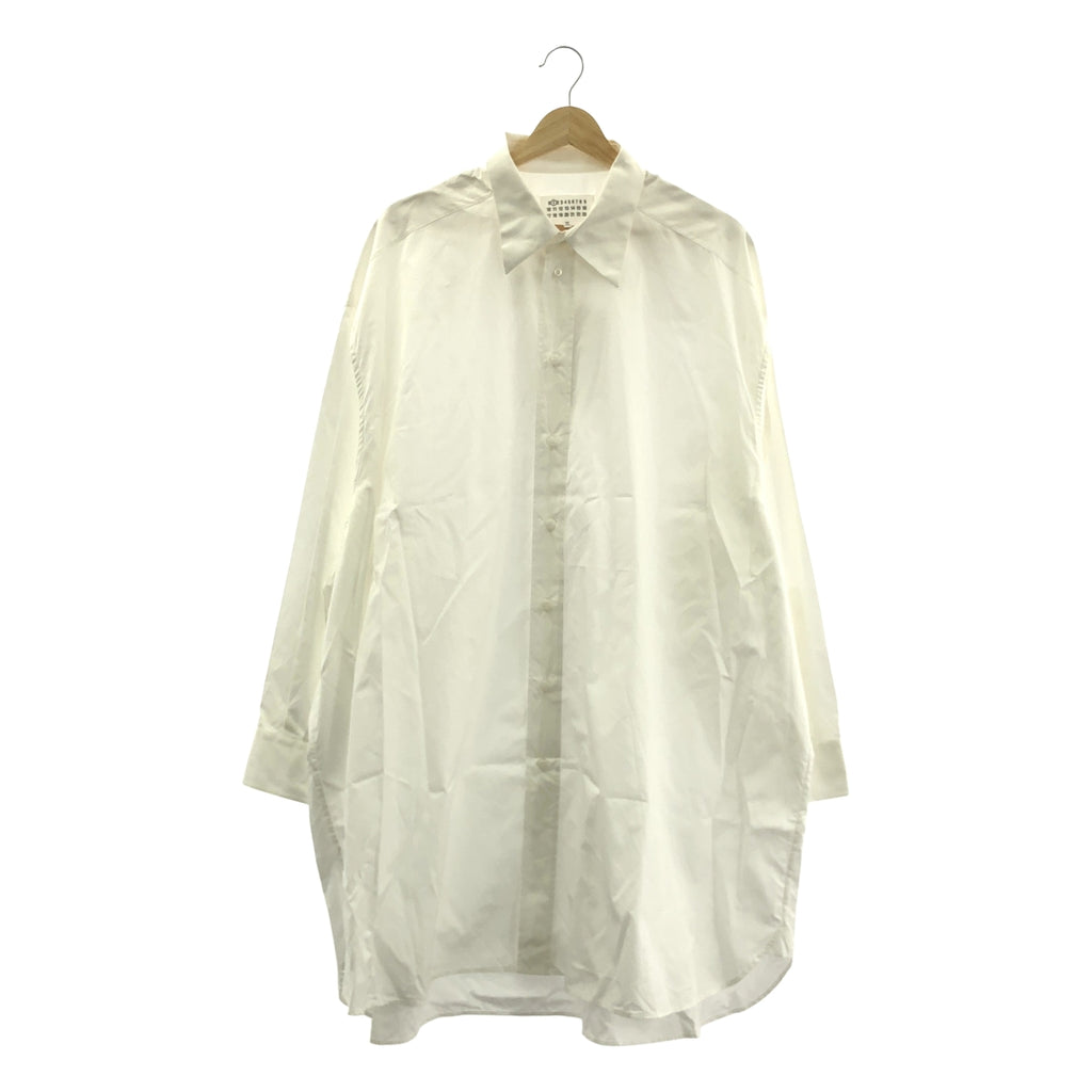 【미품】 Maison Margiela / 메종 마르제라 | 2020SS | 2Way 코튼 암홀 슬릿 오버 사이즈 셔츠 | S | 화이트 | 여성