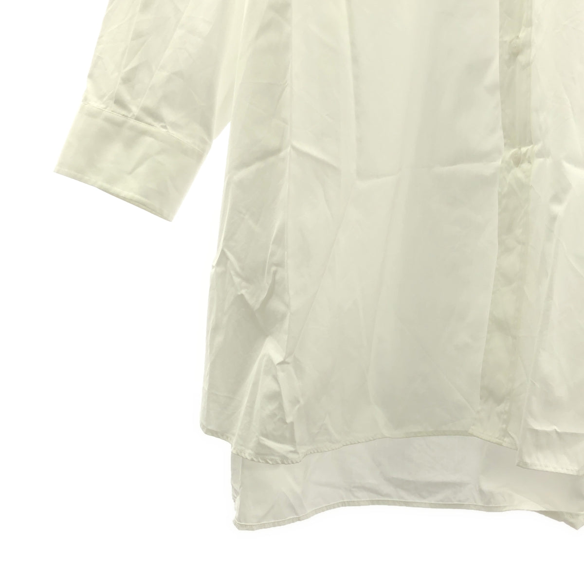 【美品】  Maison Margiela / メゾンマルジェラ | 2020SS | 2Way コットン アームホールスリット オーバーサイズシャツ | S | ホワイト | レディース