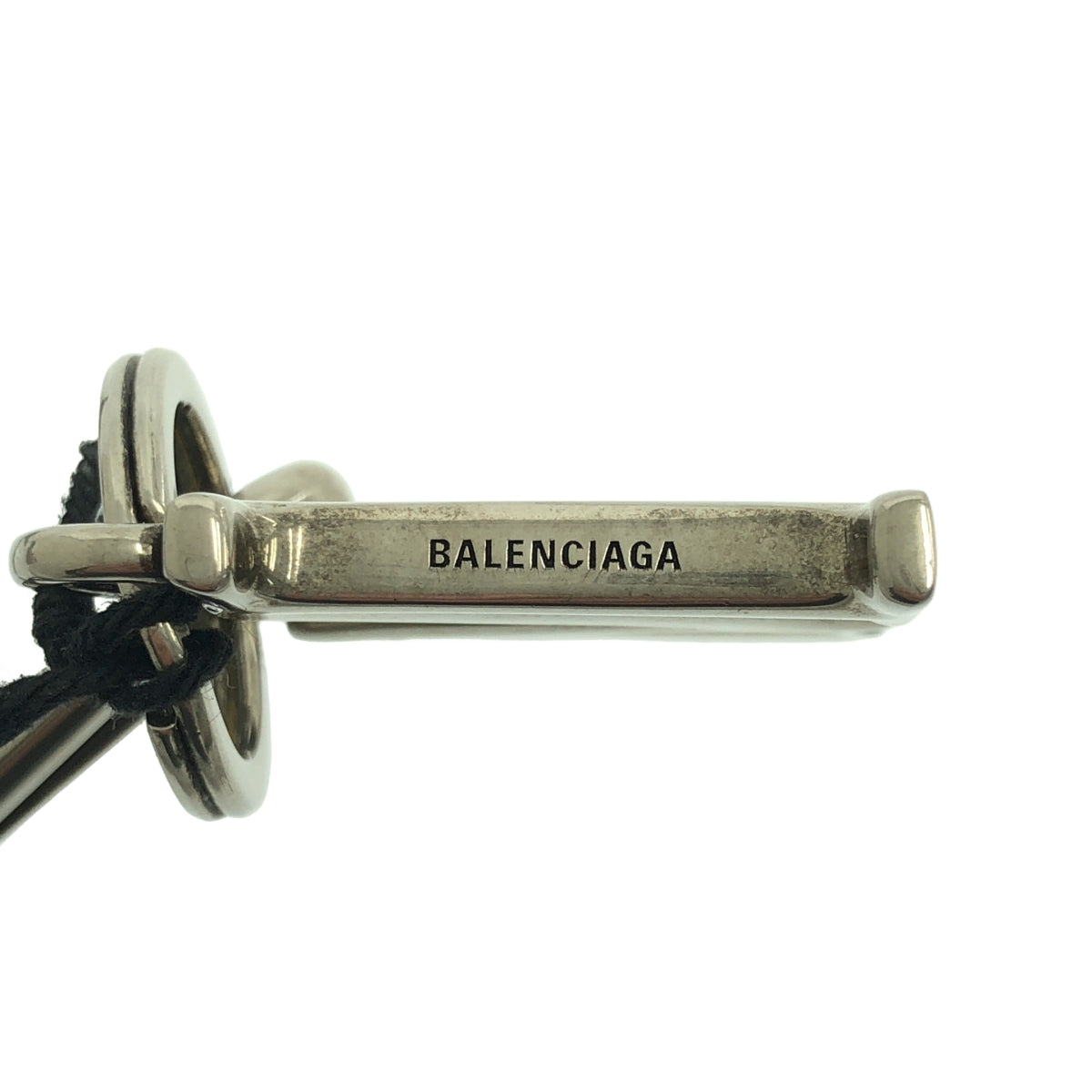 BALENCIAGA / バレンシアガ | イニシャル ロゴ チャーム キーホルダー |