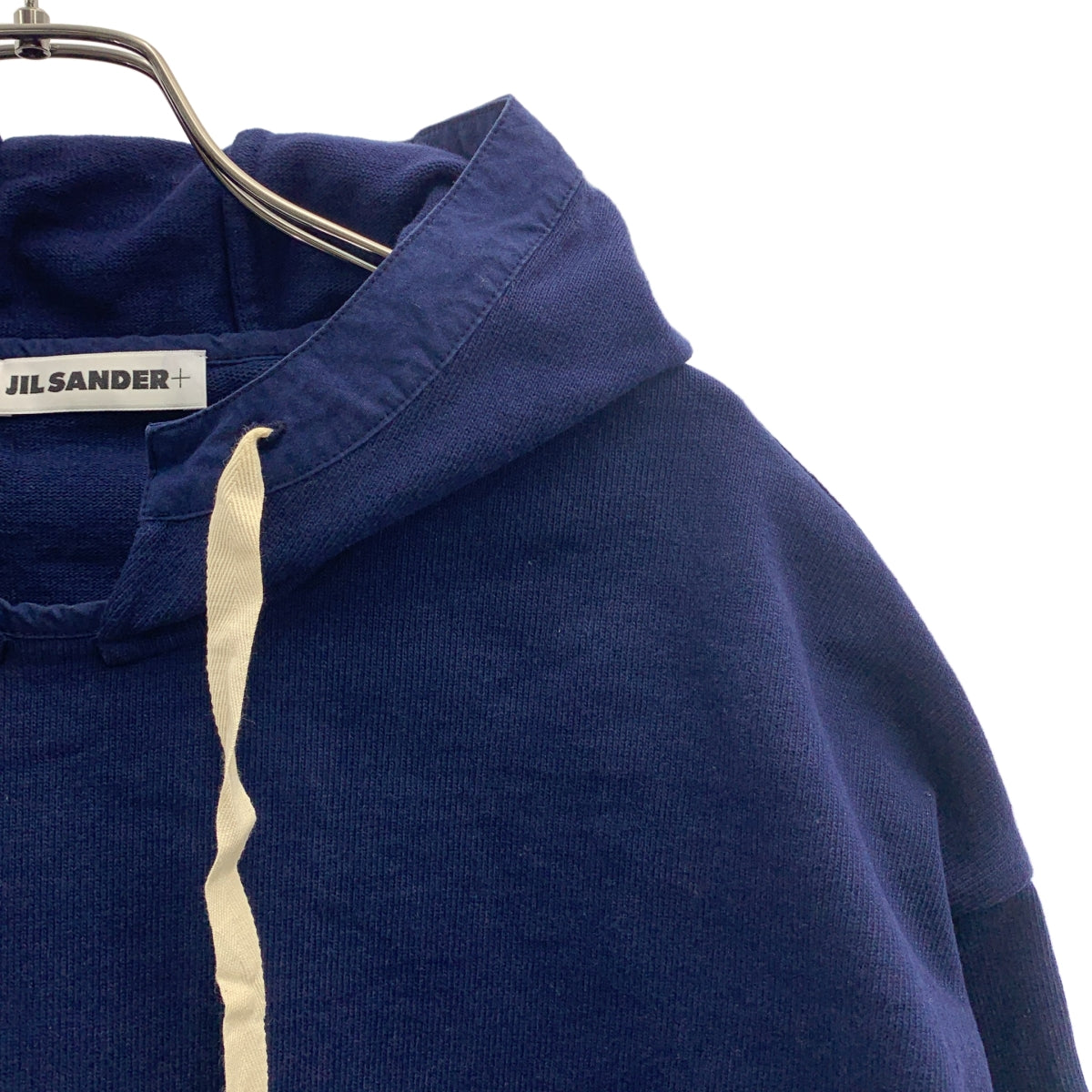 JIL SANDER+ | 棉質Logo貼片連帽派克大衣 | S尺寸 |