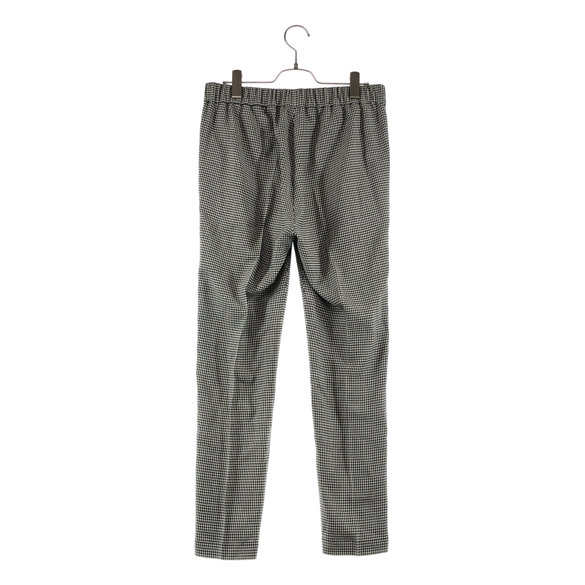 RALPH LAUREN PURPLE LABEL / ラルフローレンパープルレーベル | ウール ストレッチ 千鳥格子 タック イージーパンツ | 0 | レディース