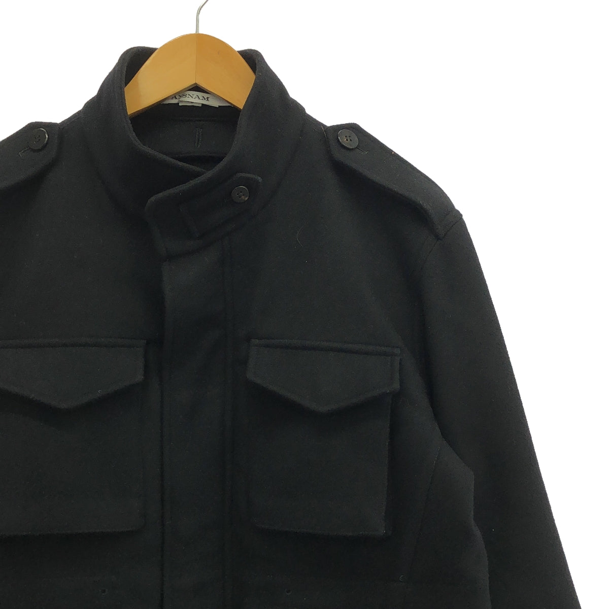 [Good Condition] ANSNAM / Ansnam | M-65 Wool Field Jacket / Fully Lined | 03 | Black | Men's