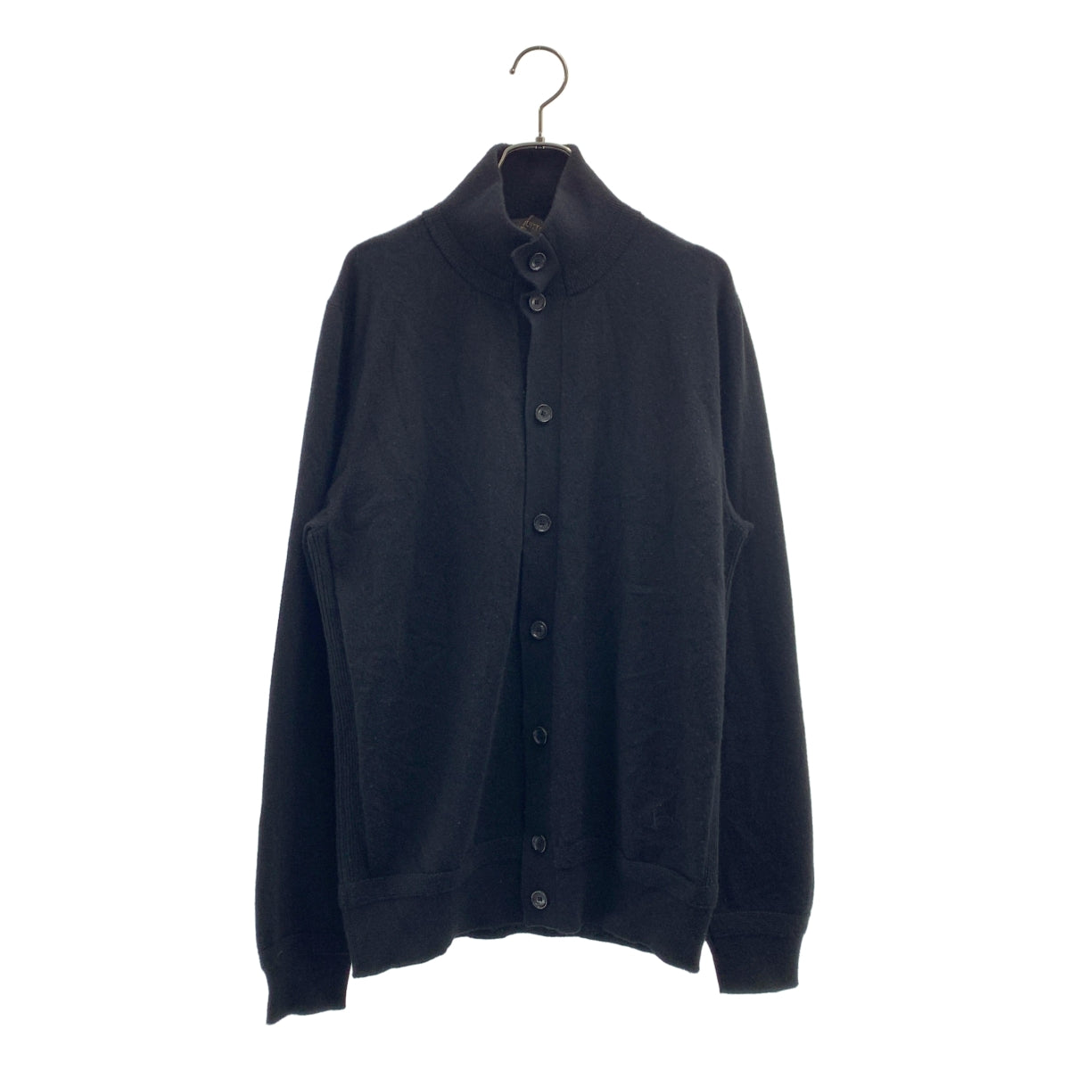 Louis Vuitton / ルイヴィトン | カシミヤ スタンドカラー ニットカーディガン | L | ブラック | メンズ