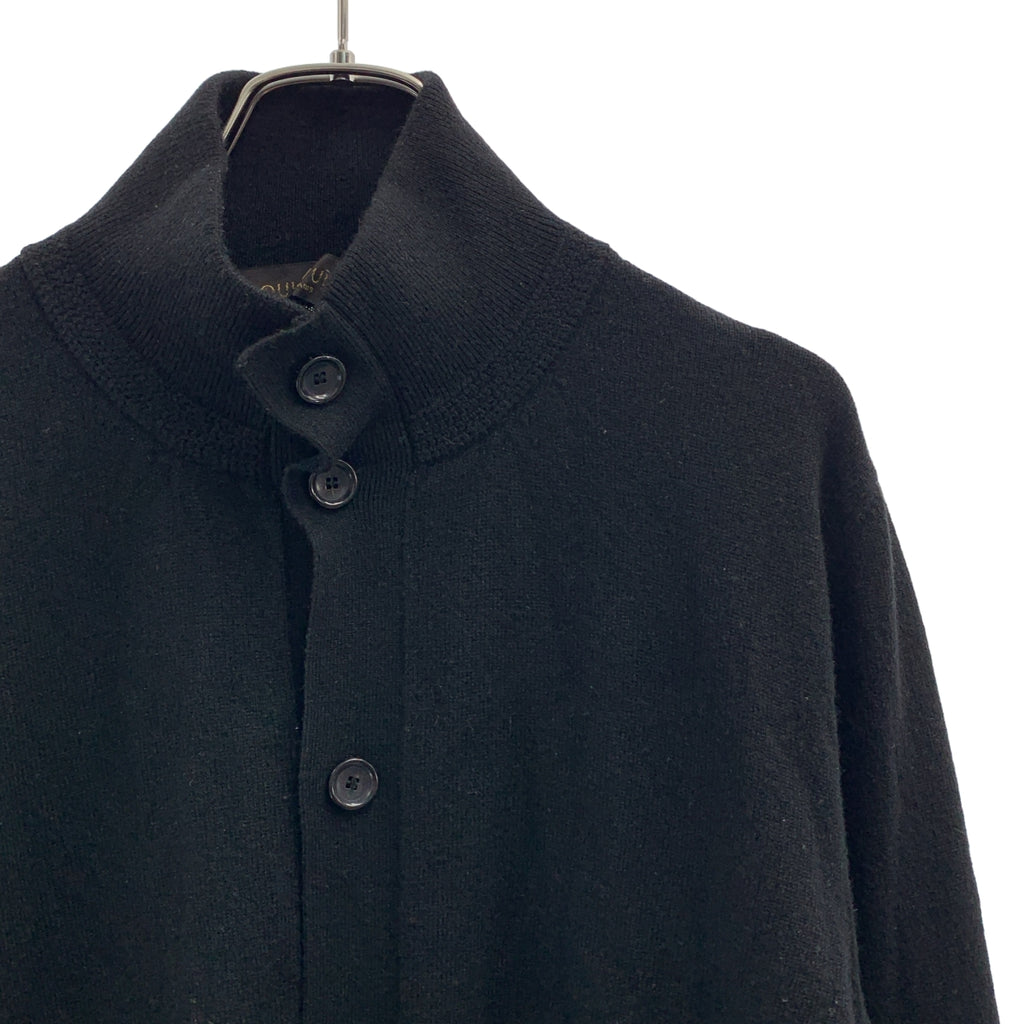 Louis Vuitton / ルイヴィトン | カシミヤ スタンドカラー ニットカーディガン | L | ブラック | メンズ