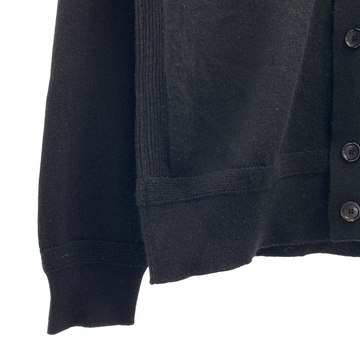Louis Vuitton / ルイヴィトン | カシミヤ スタンドカラー ニットカーディガン | L | ブラック | メンズ