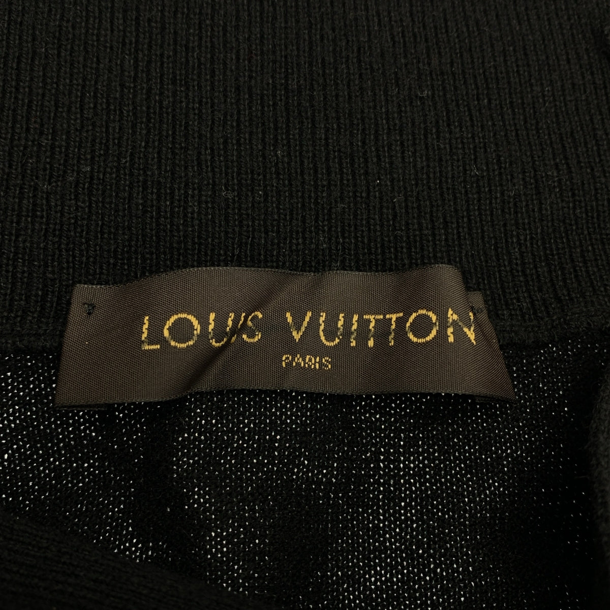 Louis Vuitton / ルイヴィトン | カシミヤ スタンドカラー ニットカーディガン | L | ブラック | メンズ