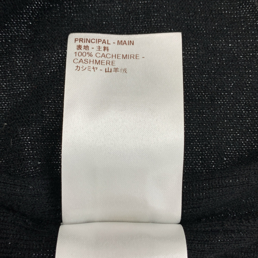 Louis Vuitton / ルイヴィトン | カシミヤ スタンドカラー ニットカーディガン | L | ブラック | メンズ