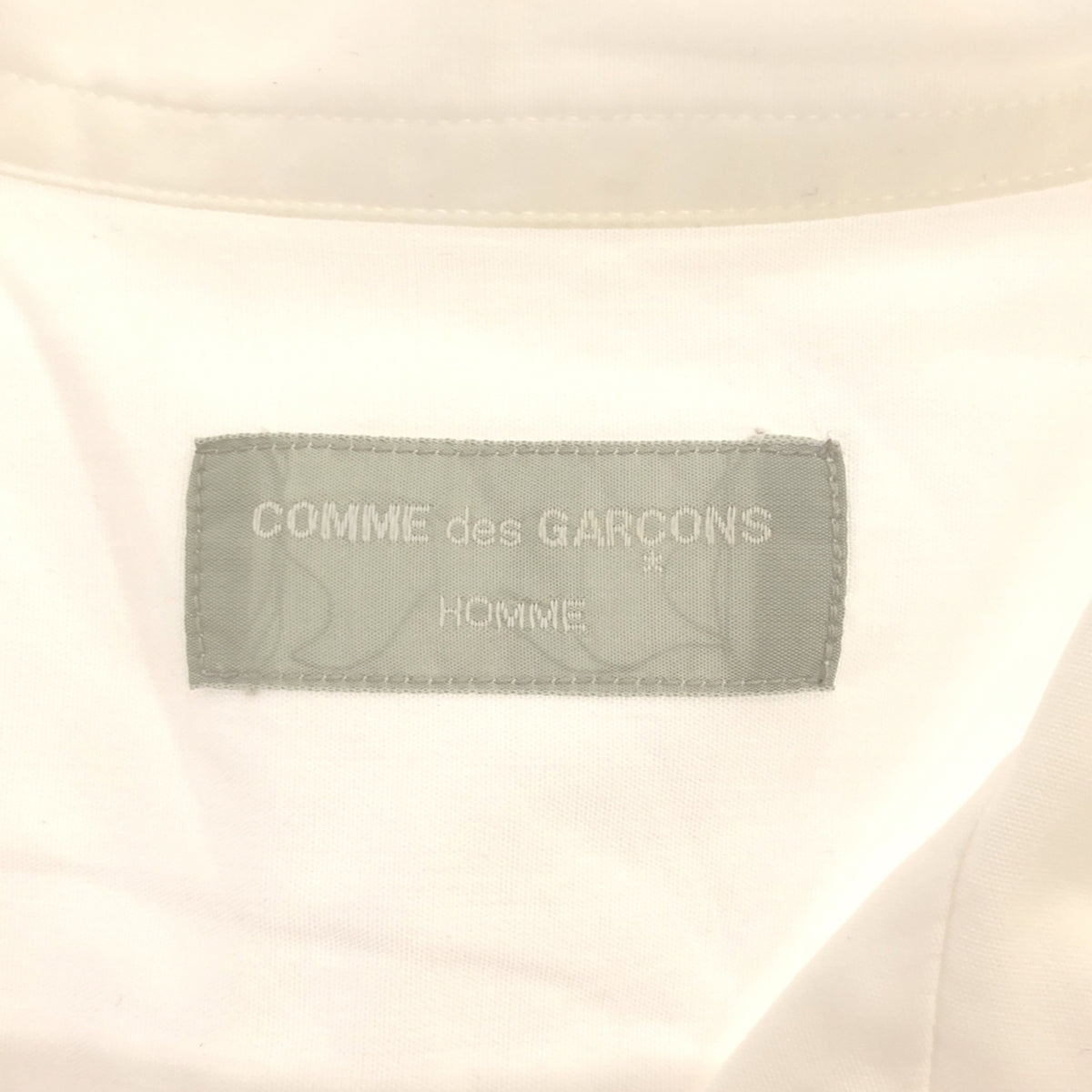 COMME des GARCONS HOMME / コムデギャルソンオム | 90s ヴィンテージ 銀タグ 異素材パッチワーク オープンカラ – KLD