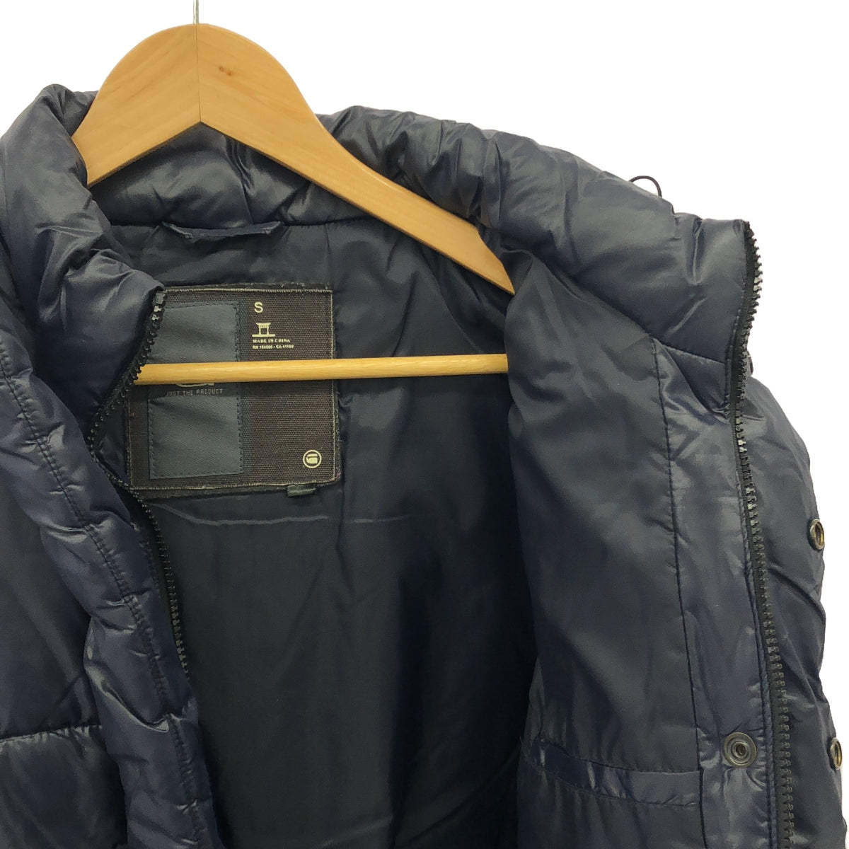 G-STAR RAW / ジースターロー | 中綿 ジャケット フーディ | S | ネイビー | メンズ