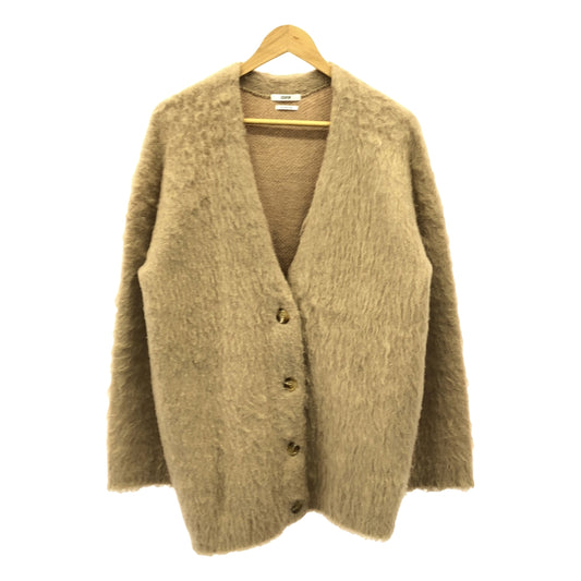 SCENTOF | Wool mohair blend shaggy cardigan | F | Beige | Women's