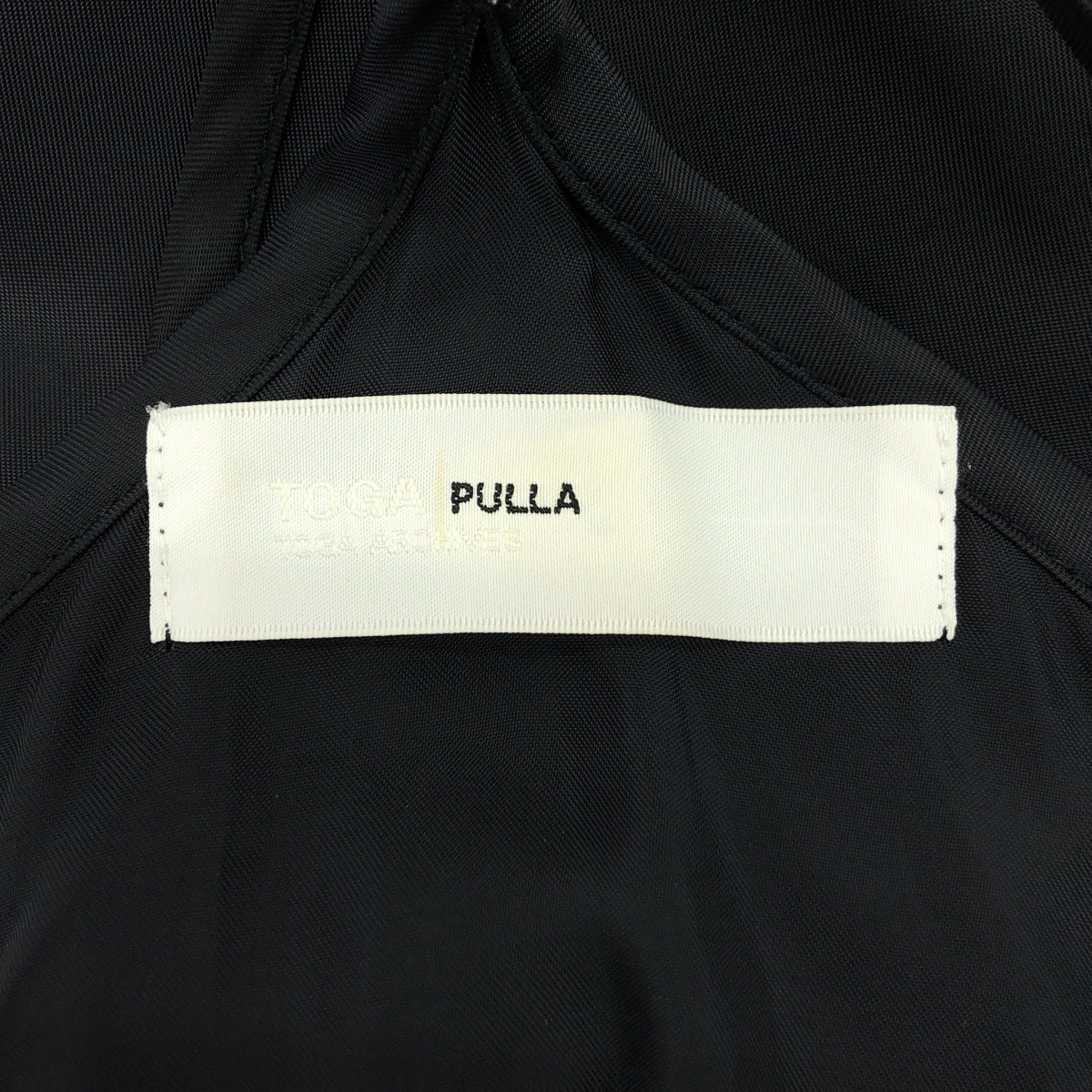 TOGA PULLA | 內搭 2 荷葉邊吊帶裙 | 36 | 黑色/紫色 | 女款