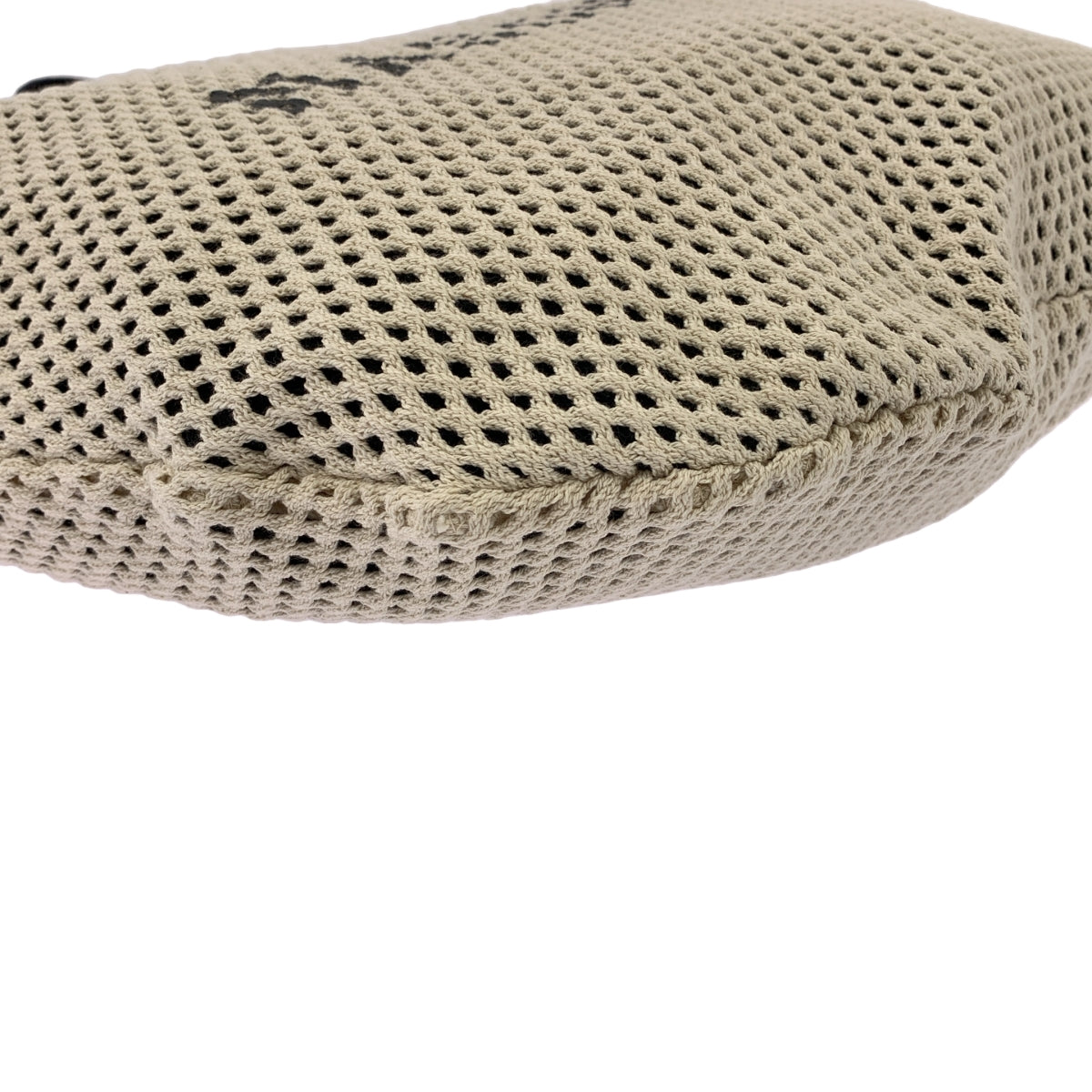 【미품】 MASONPRINCE / 메이슨 프린스 | 2025SS | 로고 프린트 메쉬 토트 백 BB2164 | 베이지 / 블랙 | 여성