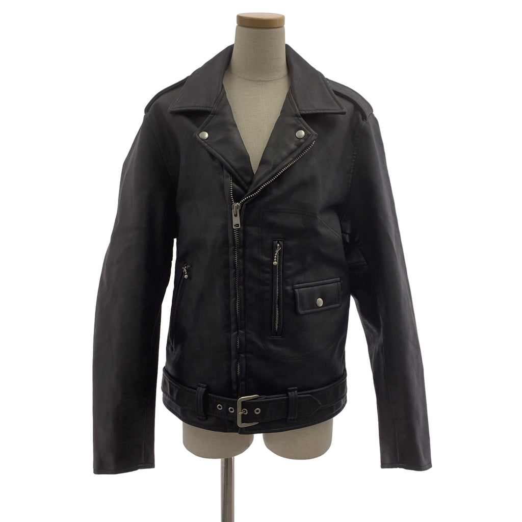 JUNYA WATANABE COMME des GARCONS / 준야와타나베 | 가죽 스터드 더블 라이더스 재킷 / 총 안감 | S | 블랙 | 여성
