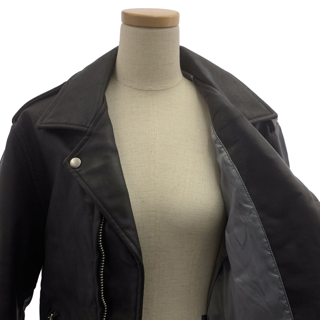 JUNYA WATANABE COMME des GARCONS / 준야와타나베 | 가죽 스터드 더블 라이더스 재킷 / 총 안감 | S | 블랙 | 여성