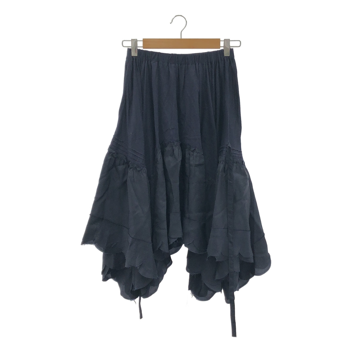 tricot COMME des GARCONS / Tricom De Galson | 2006SS | 다른 소재 전환 변형 허리 고무 스칼랩 스커트 |