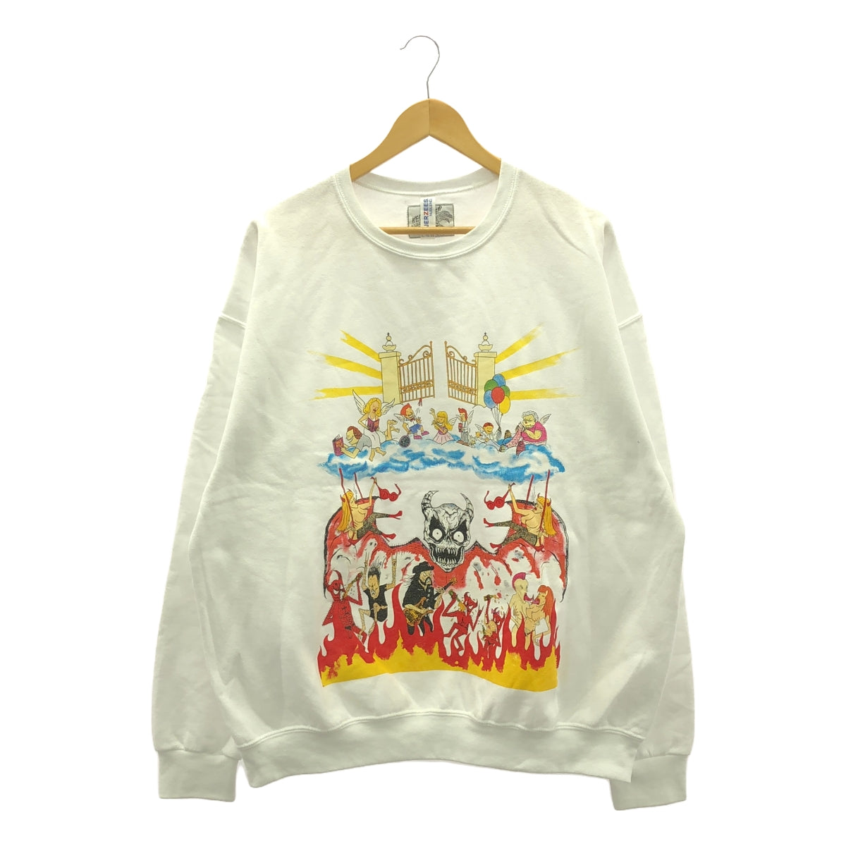 WACKO MARIA / 와코 마리아 | 2022AW | × NECK FACE / 넥 페이스 SWEAT SHIRT / 프린트 스웨트 풀오버 | XL | 남성