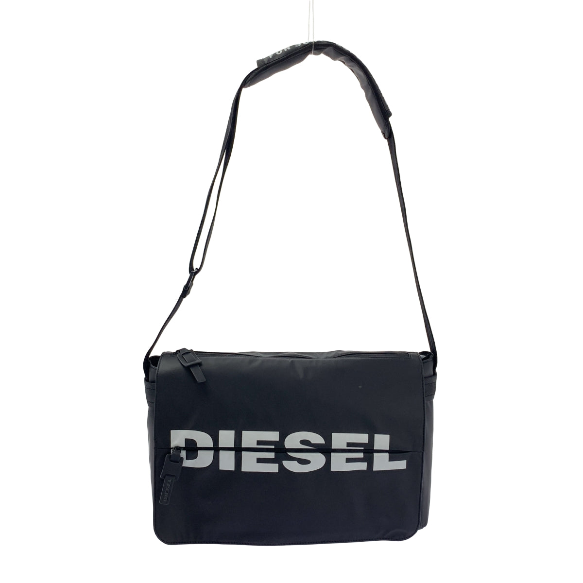 DIESEL / ディーゼル | F-BOLD MESSENGER BAG ロゴプリント メッセンジャーバッグ |