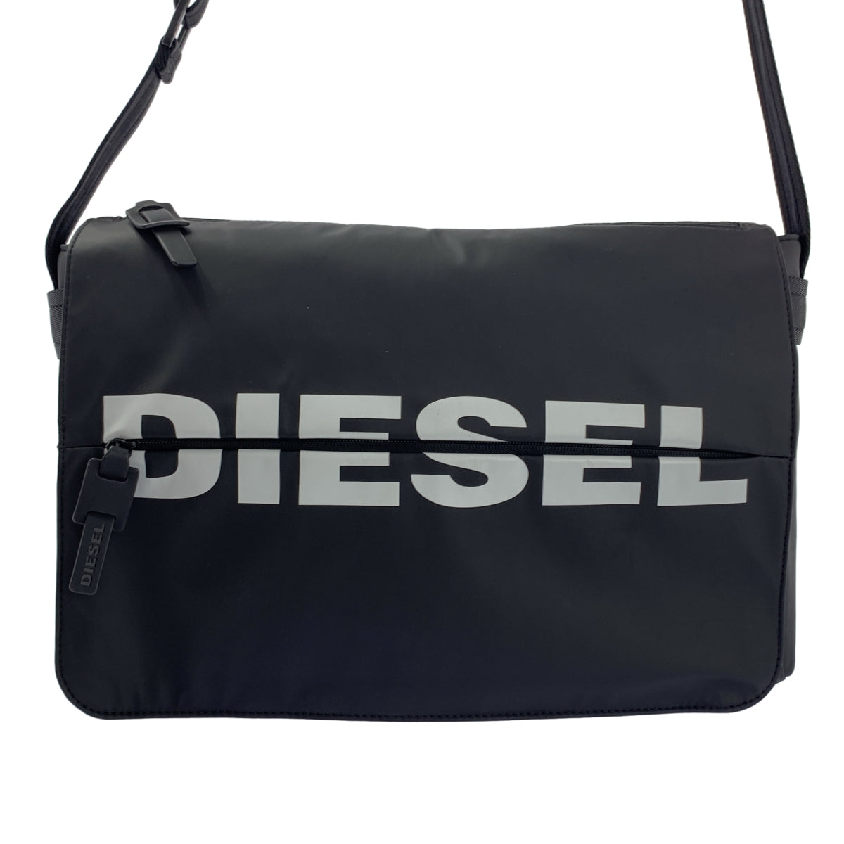 DIESEL / ディーゼル | F-BOLD MESSENGER BAG ロゴプリント メッセンジャーバッグ |