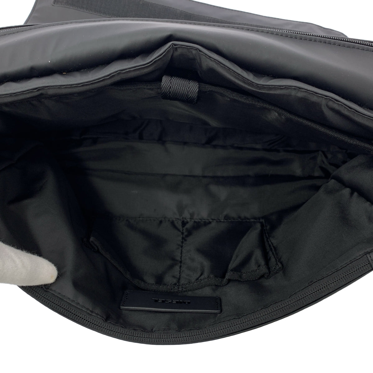 DIESEL / ディーゼル | F-BOLD MESSENGER BAG ロゴプリント メッセンジャーバッグ |
