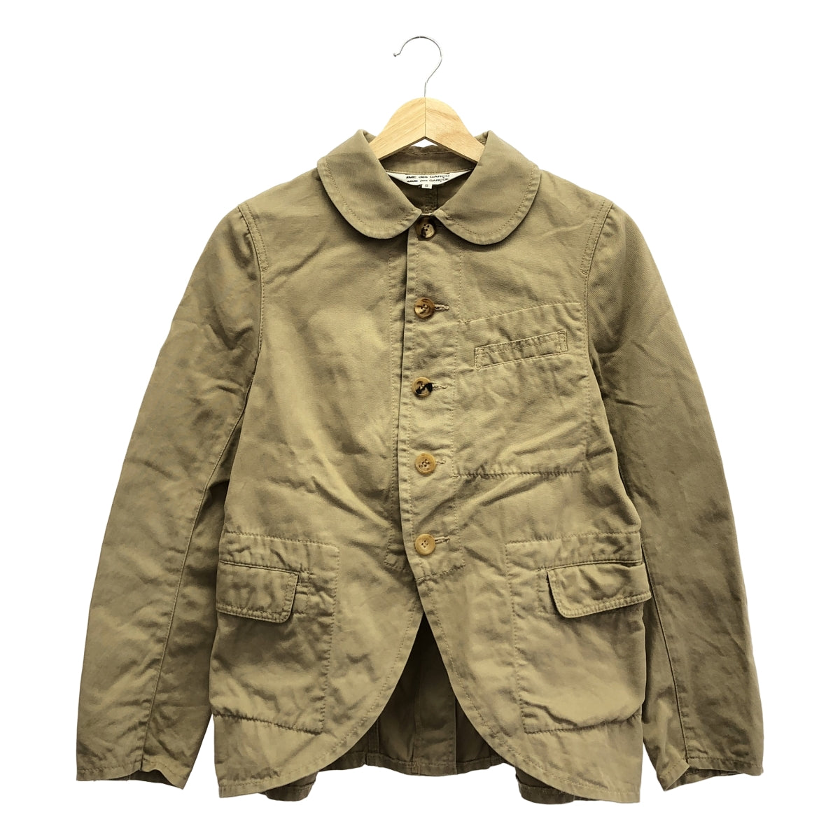 COMME des GARCONS | 2010 春夏 | 圓領斜紋棉質外套 | S 碼 | 女款