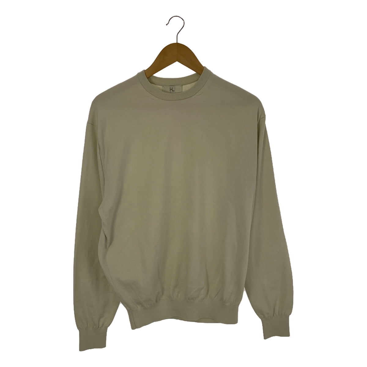 HERILL / Heril | 2021SS | Cotton L/S Crewneck Cotton Crewneck Knit | 2 | HERILL / Light Green | Men's