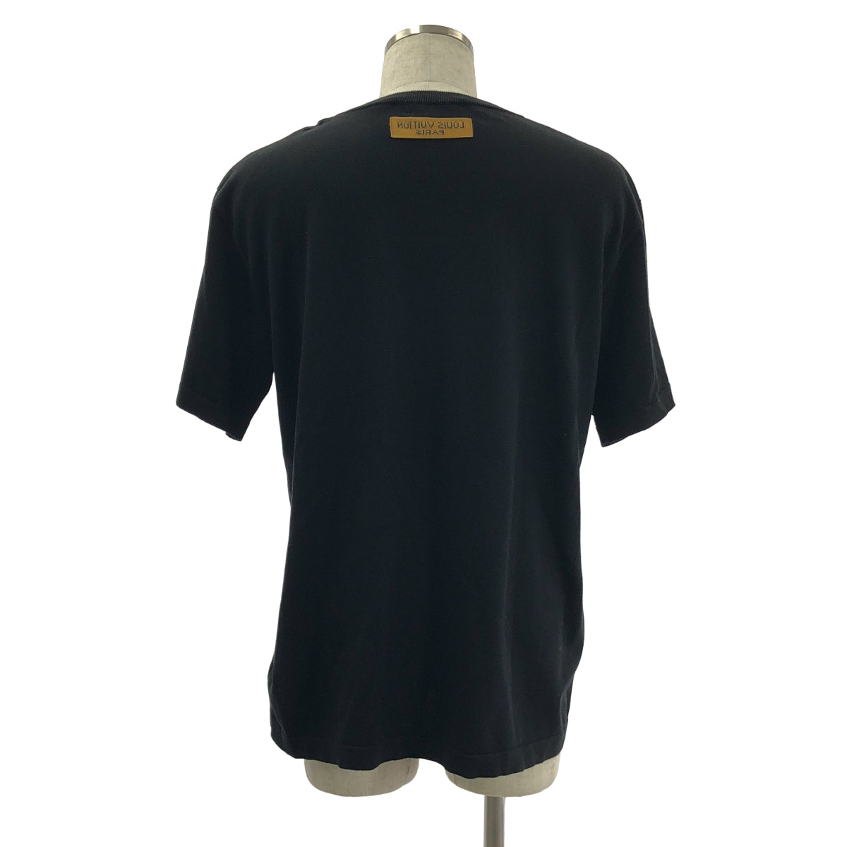 Louis Vuitton / ルイヴィトン | コットン シルク ロゴ インターシャ ニット セーター | L | メンズ