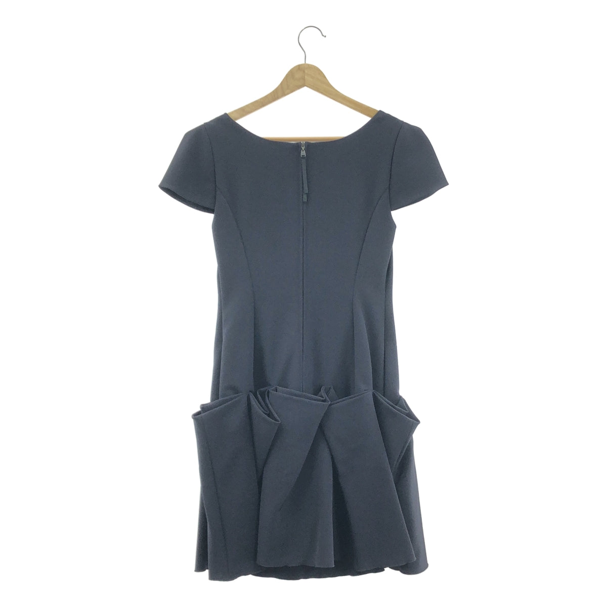 FOXEY NEW YORK | 法式袖聚酯洋裝 | 38碼 | 海軍藍 | 女款