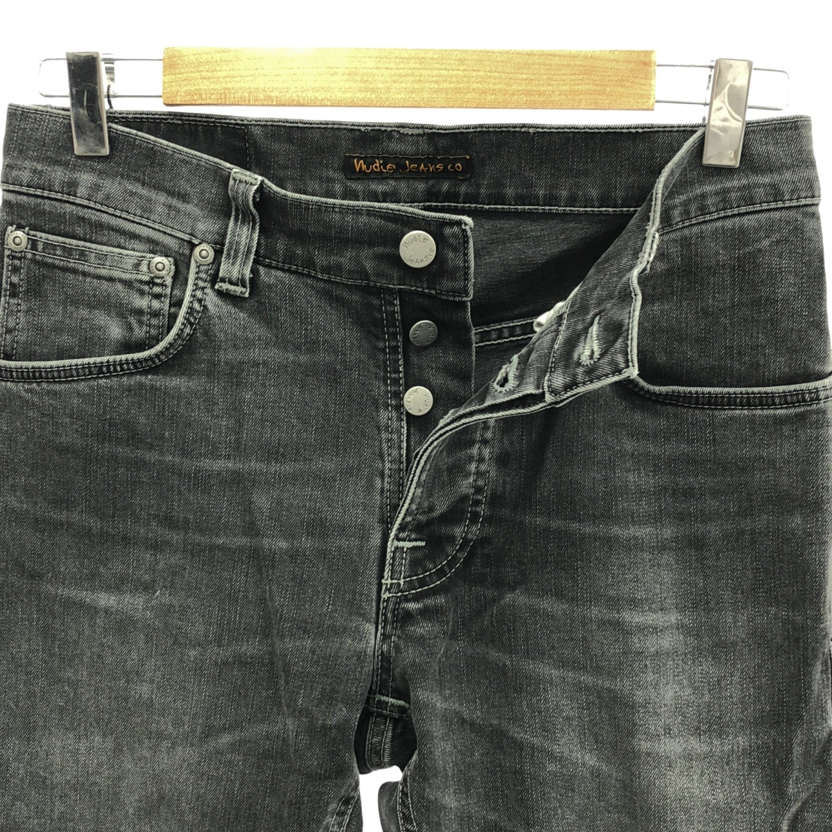 Nudie Jeans | GRIM TIM SHIMMERING GREY denim pants | W29 / L32 | Grey | Men's