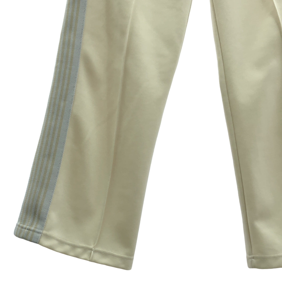 Needles / 니들스 | 2022AW | STUDIOUS 별주 Narrow Track Pant Poly Smooth 좁은 트랙 팬츠 | S | 오프 화이트 / 라이트 그레이 / 베이지 | 남성