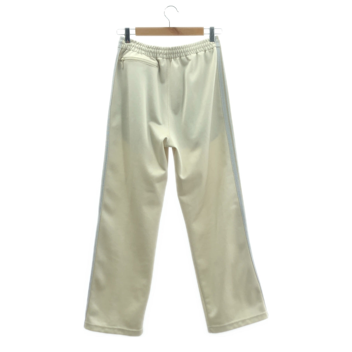 Needles / 니들스 | 2022AW | STUDIOUS 별주 Narrow Track Pant Poly Smooth 좁은 트랙 팬츠 | S | 오프 화이트 / 라이트 그레이 / 베이지 | 남성