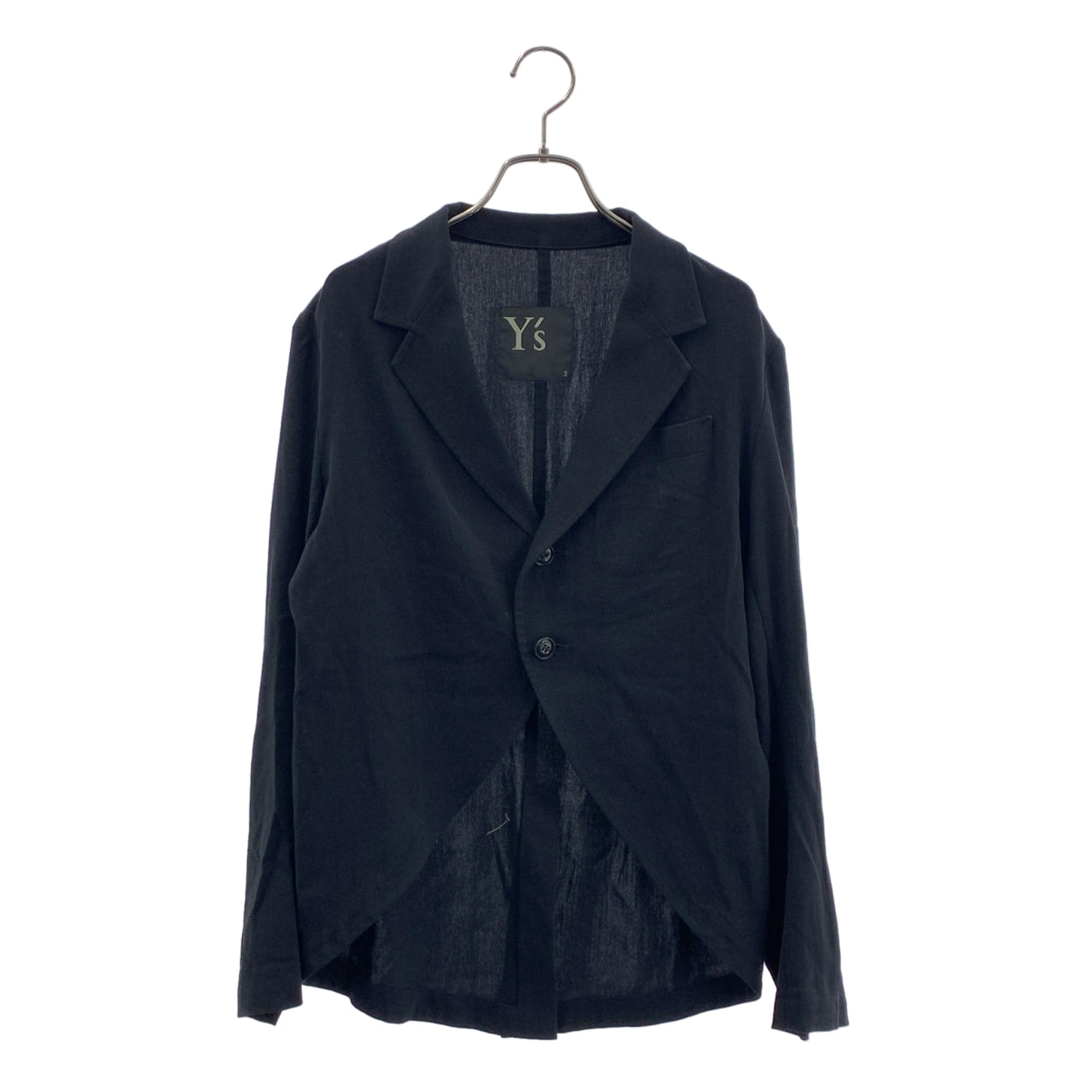Y's / ワイズヨウジヤマモト | 2012SS | コットン フィッシュテール 2Bジャケット | 2 | レディース