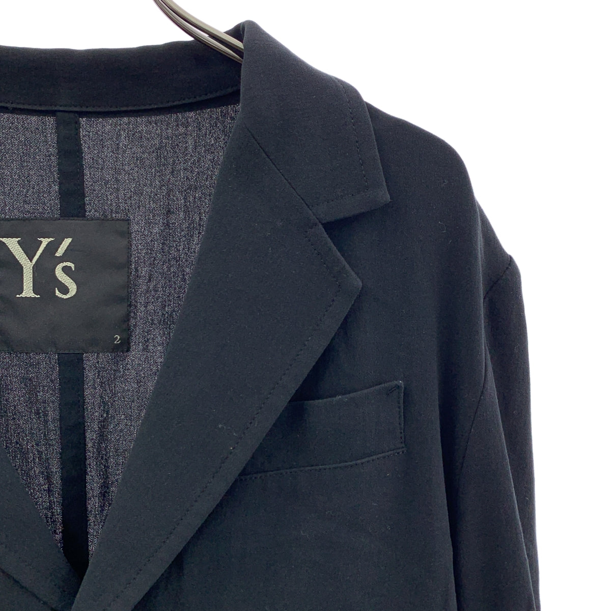 Y's / ワイズヨウジヤマモト | 2012SS | コットン フィッシュテール 2Bジャケット | 2 | レディース