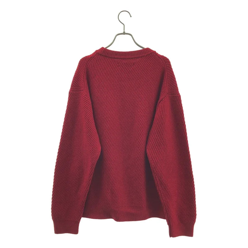 Vainl Archive / ヴァイナルアーカイブ | ウール クルーネック ニット セーター | M | メンズ