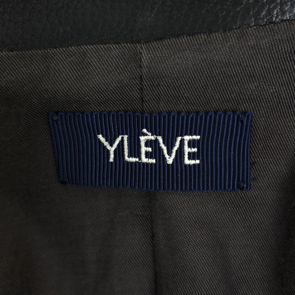 YLEVE / イレーヴ | カウレザー ダブル ライダースジャケット | 1 | レディース