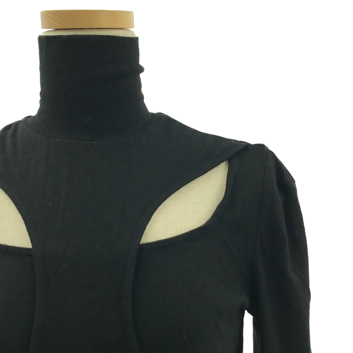 FETICO / フェティコ | WOOL LAYERED BODY SUITS ウール タートルネック トップス | 2 | レディース