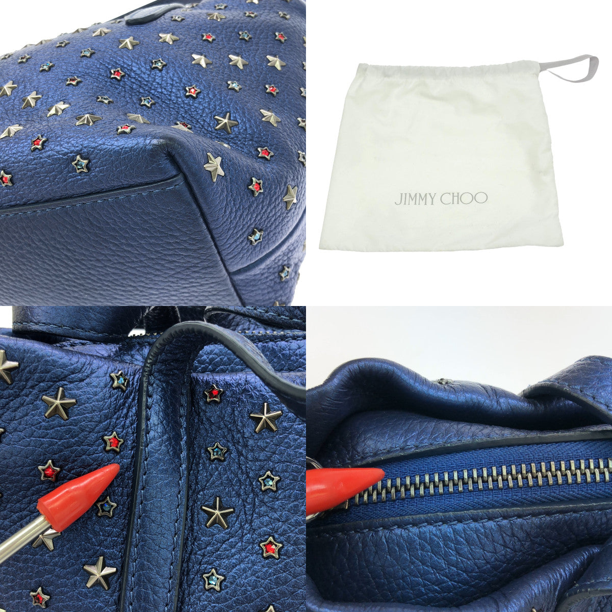 JIMMY CHOO | MINIARA Color Star Studs Bag |