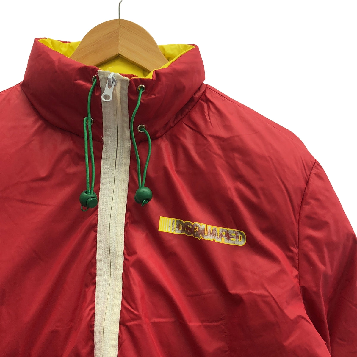 DSQUARED2 / Dsquared | Kokonoe Tag Logo Print Down Jacket | 48 | Red | Men's