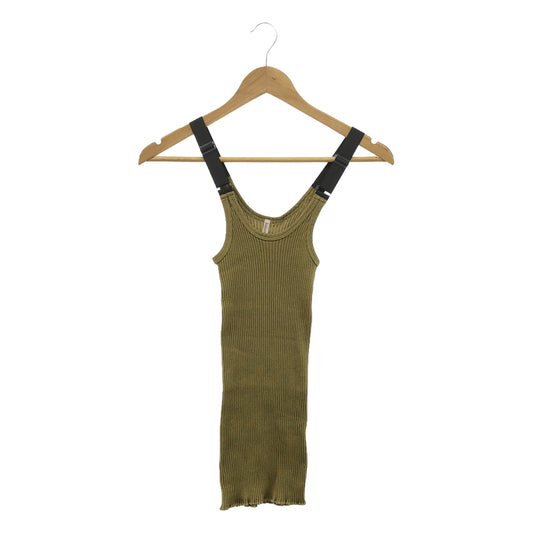 babaco / Babaco | Ribbed Tank Top | F | Khaki | Women's