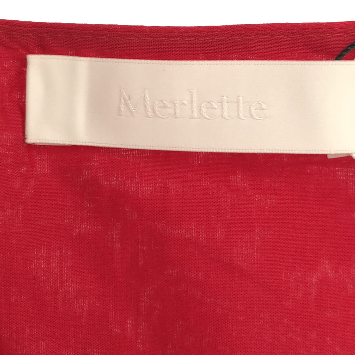 [New] MERLETTE | ROOS Tiered Pullover Blouse | XS | Red | Women's