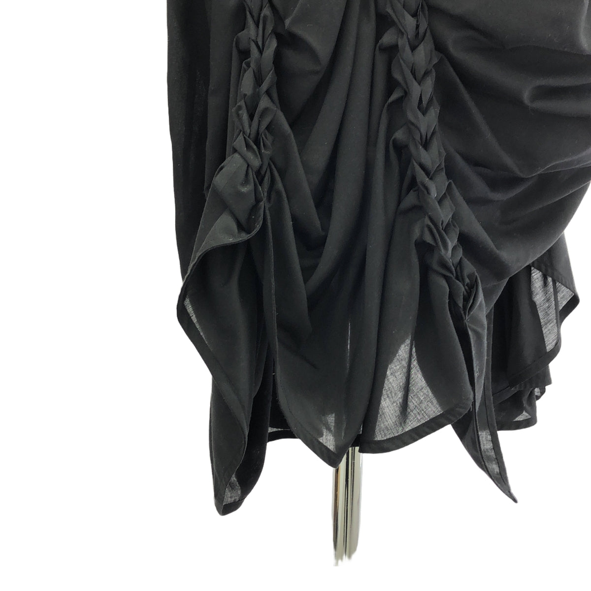 JUNYA WATANABE COMME des GARCONS / ジュンヤワタナベ | 2018SS | ポリエステル 変形 ボリューム ワンピース | S | ブラック | レディース