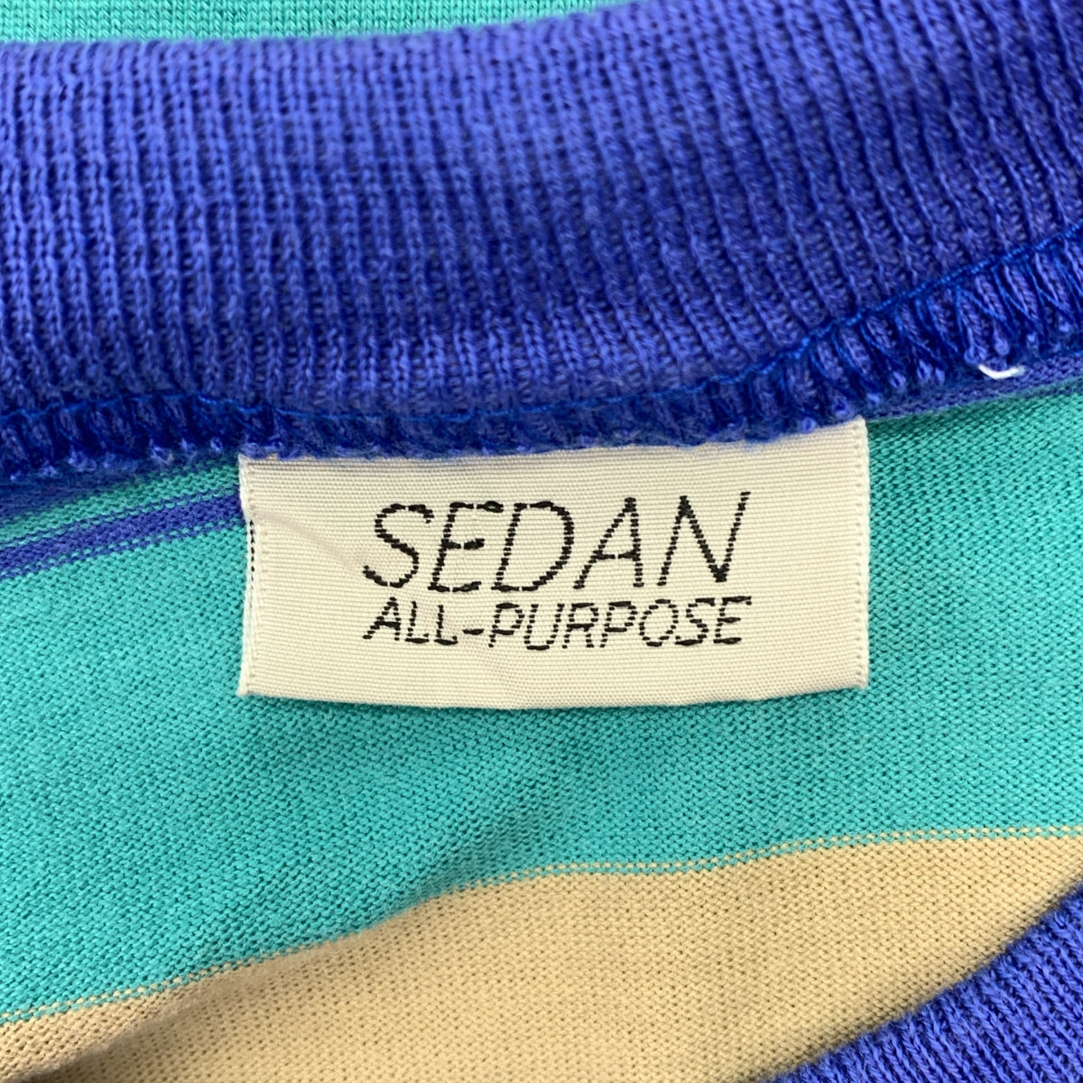SEDAN ALL-PURPOSE / セダン オールパーパス | 2023SS | Wide Striped S/S Big Tee / オーバーシルエット クルーネック Tシャツ カットソー | L |