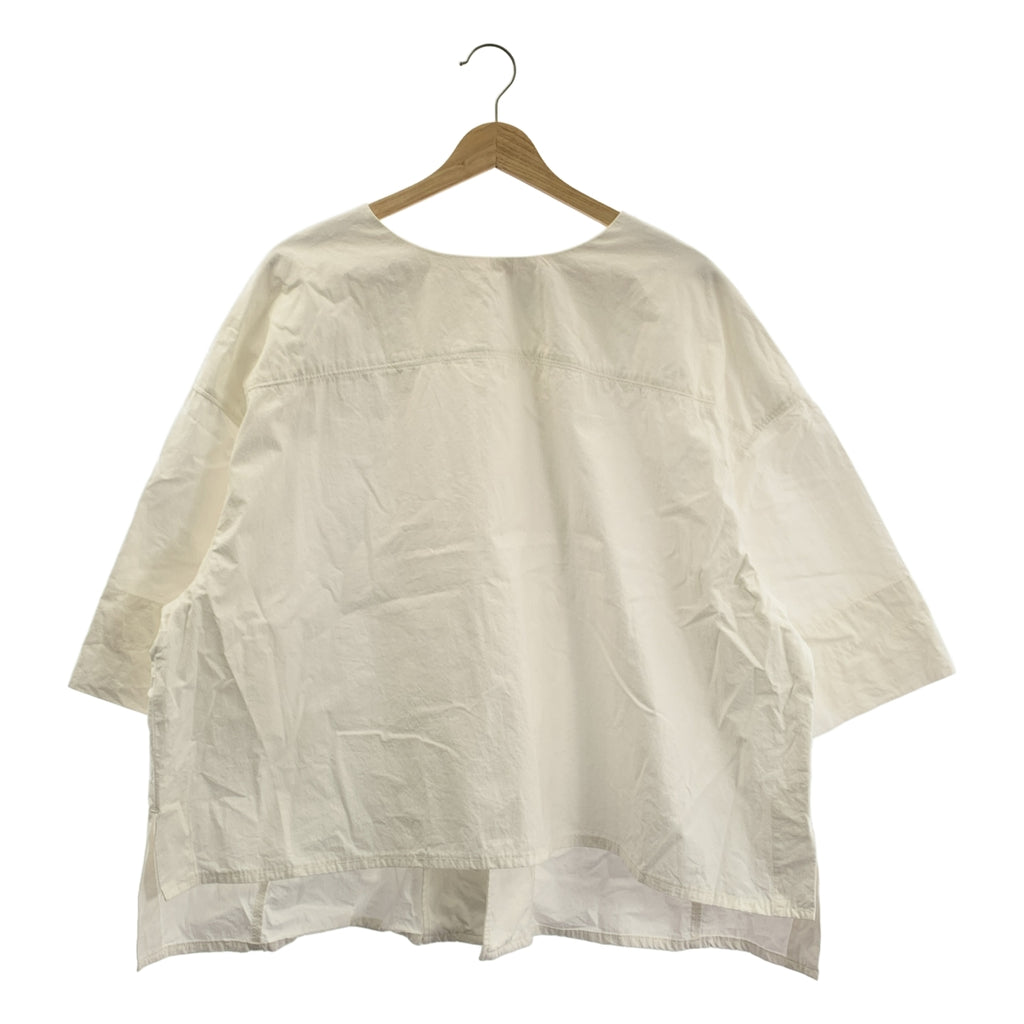 HAKUJI | 棉質露背襯衫/罩衫 |