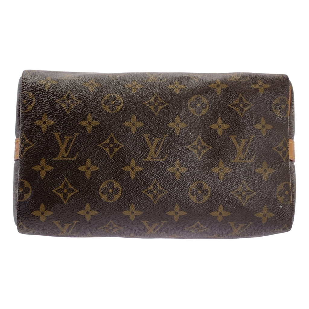 【美品】  Louis Vuitton / ルイヴィトン | M41113 / スピーディ・バンドリエール 25 モノグラム / 2way ショルダー付き レザー ボストンバッグ | ブラウン | レディース