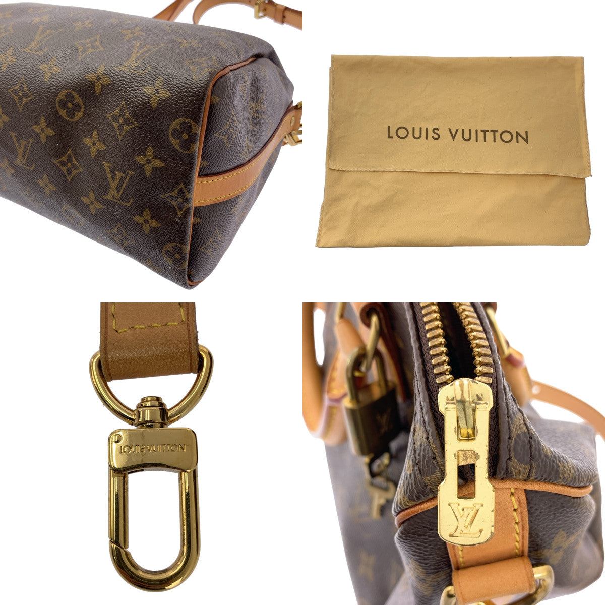 【美品】  Louis Vuitton / ルイヴィトン | M41113 / スピーディ・バンドリエール 25 モノグラム / 2way ショルダー付き レザー ボストンバッグ | ブラウン | レディース