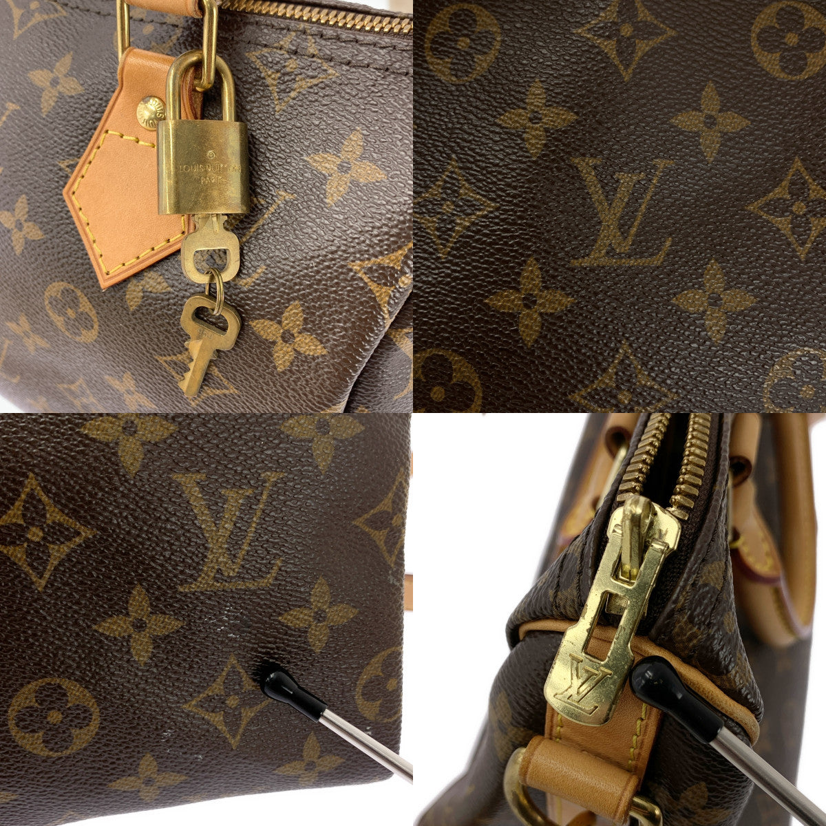 【美品】  Louis Vuitton / ルイヴィトン | M41113 / スピーディ・バンドリエール 25 モノグラム / 2way ショルダー付き レザー ボストンバッグ | ブラウン | レディース