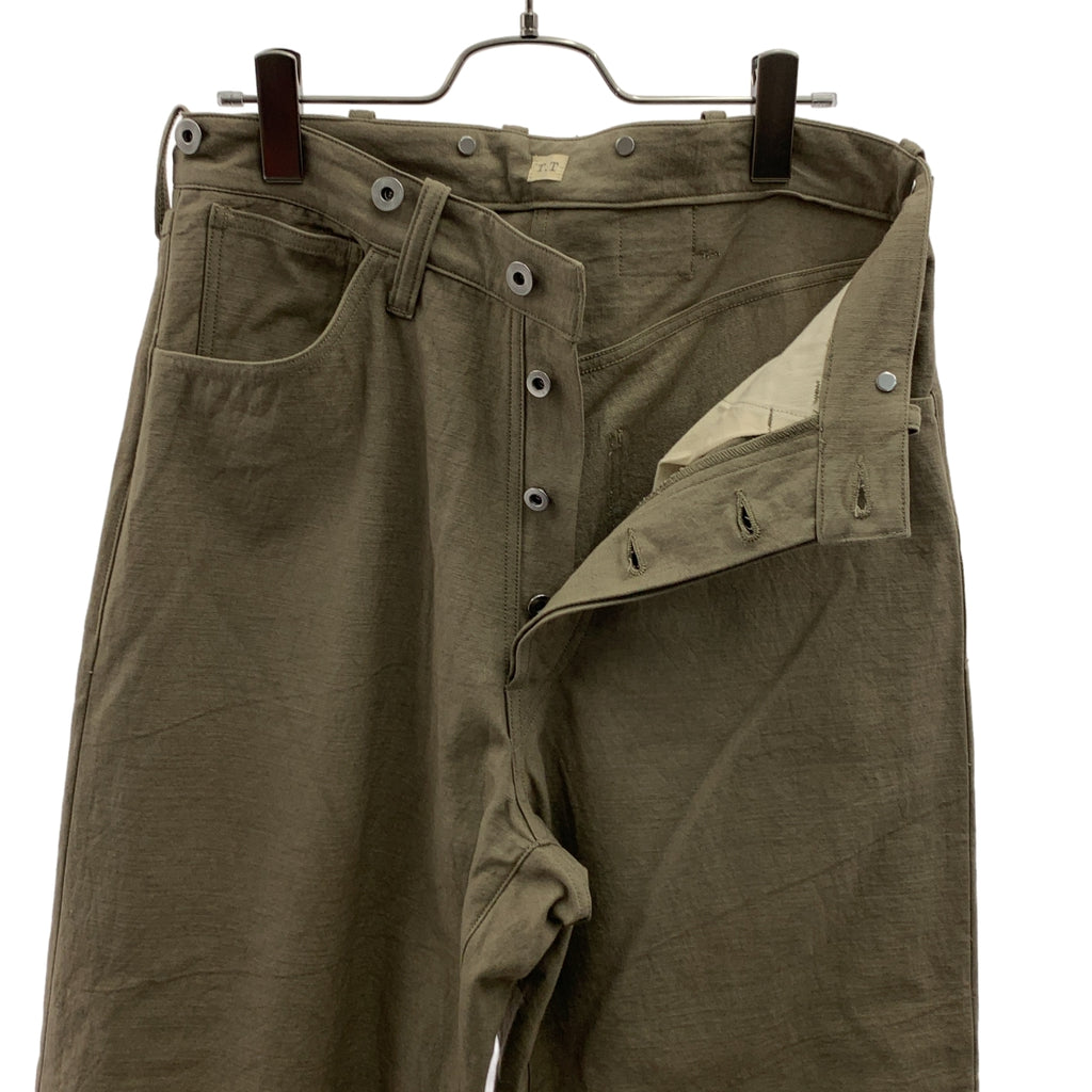 TAIGA TAKAHASHI / タイガタカハシ | Lot.209 BUCKLE-BACKED TROUSERS / シンチバック サスペンダー トラウザーズ パンツ | 30 | メンズ