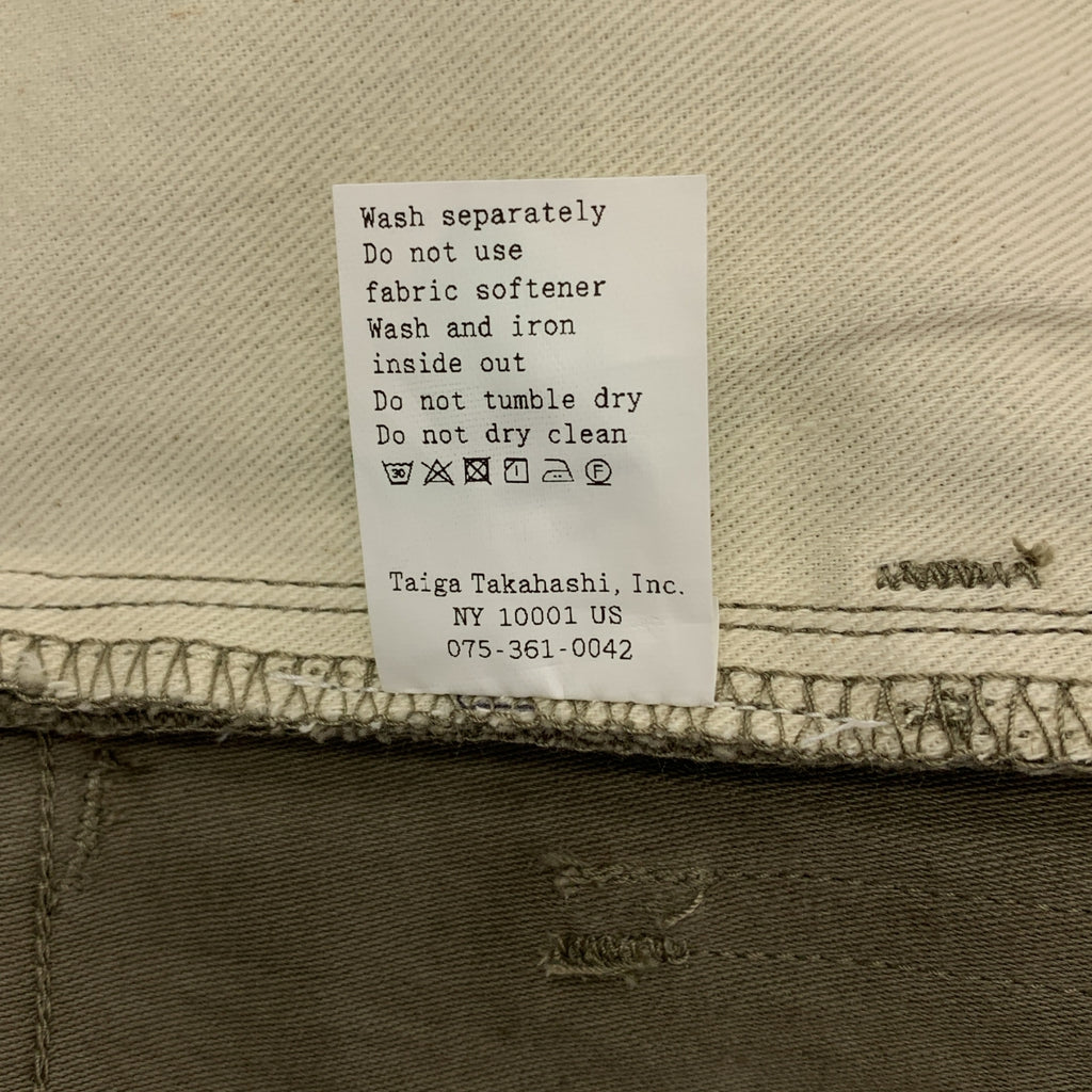 TAIGA TAKAHASHI / タイガタカハシ | Lot.209 BUCKLE-BACKED TROUSERS / シンチバック サスペンダー トラウザーズ パンツ | 30 | メンズ