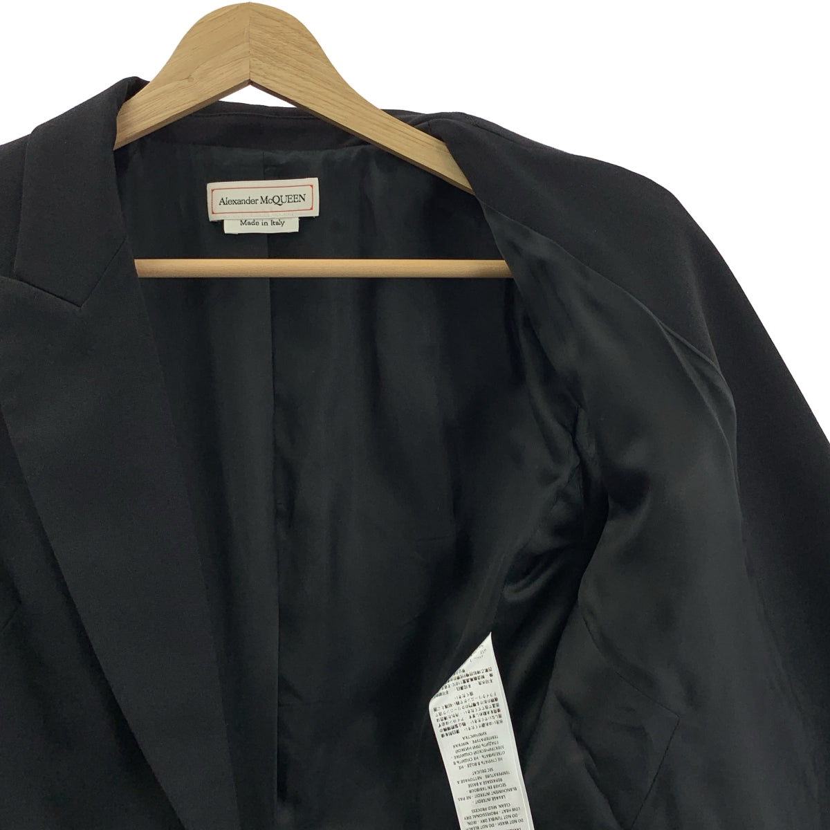ALEXANDER MCQUEEN / アレキサンダーマックイーン | ウール 金ボタン ピークドラペル ジャケット | 42 | レディース